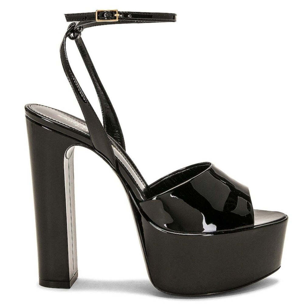 Saint Laurent - Jodie Peep Toe Platform Heels Pump - IT 40 - Picture 1 of 8